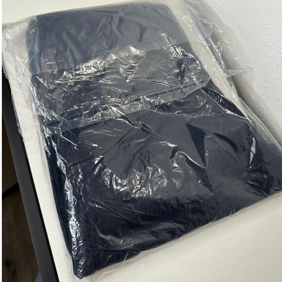 NWT Figs Navy French Terry Sweatpants Elastic Waist Scrubs S - Picture 5 of 7